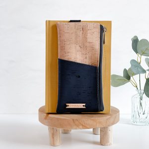 SIDEKICK notebook pouch - Silver / Coal