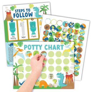 Potty Training Chart | Sticker Charts | Early Education - Dinosaur